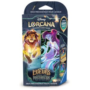 deck de démarrage chapitre 10 : lueurs des profondeurs mufasa / megara disney lorcana set 10 fr